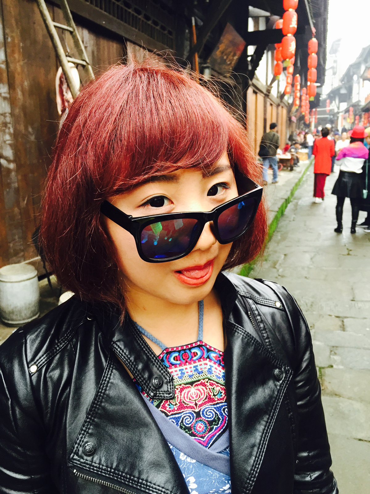 一往情深深几许？恰似深秋枫叶红（2016 在丰胜古镇）