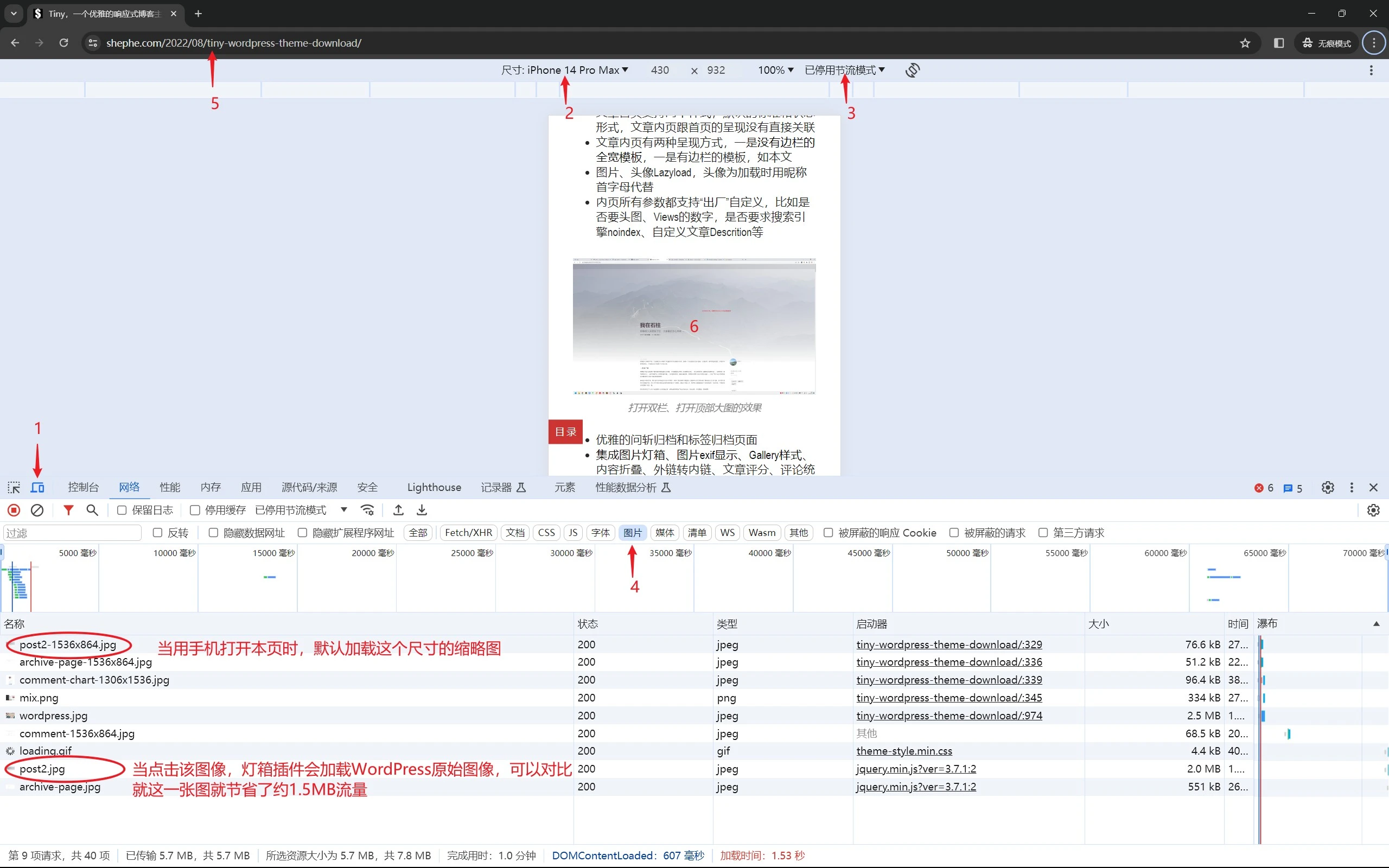 WordPress文章图片加载方式