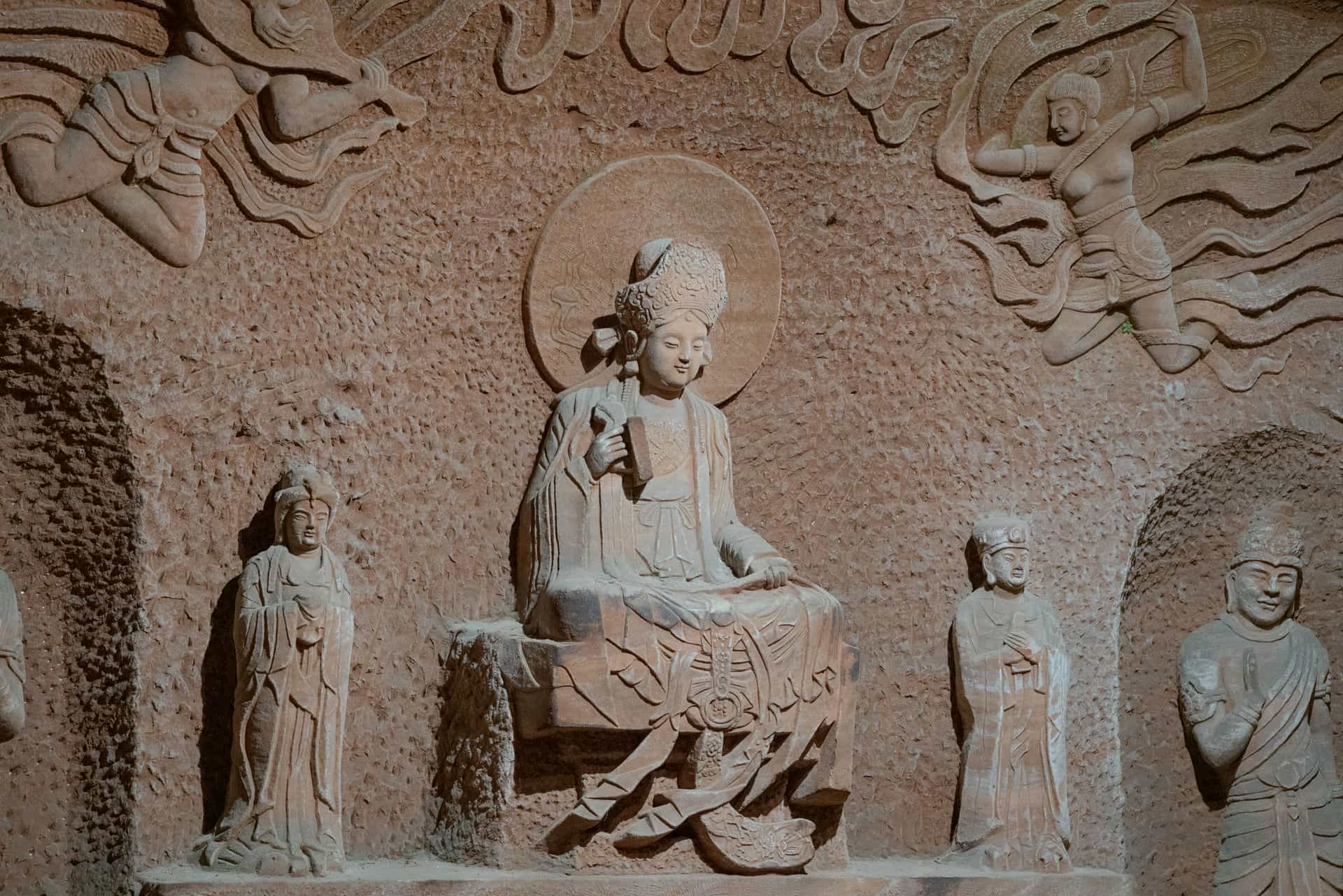 东方佛都的地宫内部