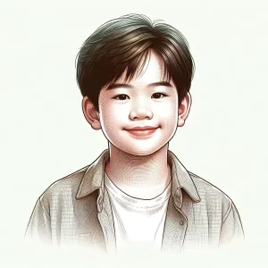 男孩证件照 Photoshop 换装模板，35 套衣服