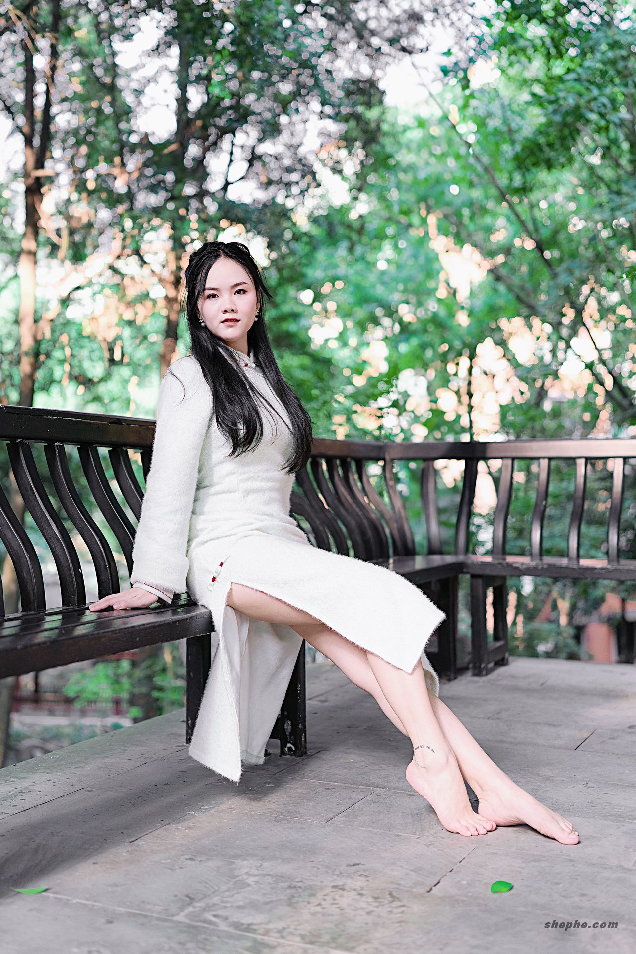 初试旗袍人像拍摄（大渡口美德公园）