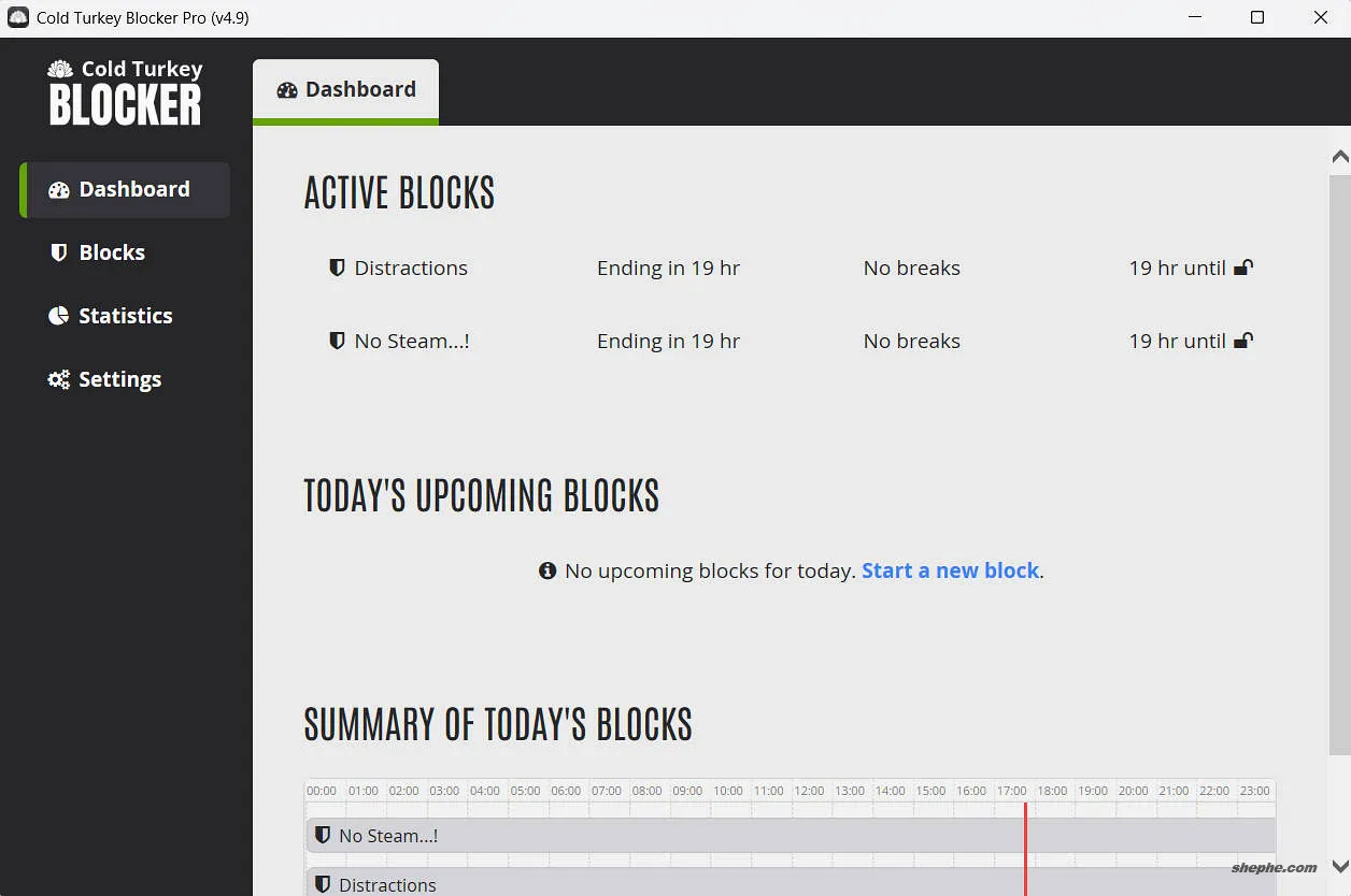 使用 Cold Turkey Blocker 高效限制应用与网站访问