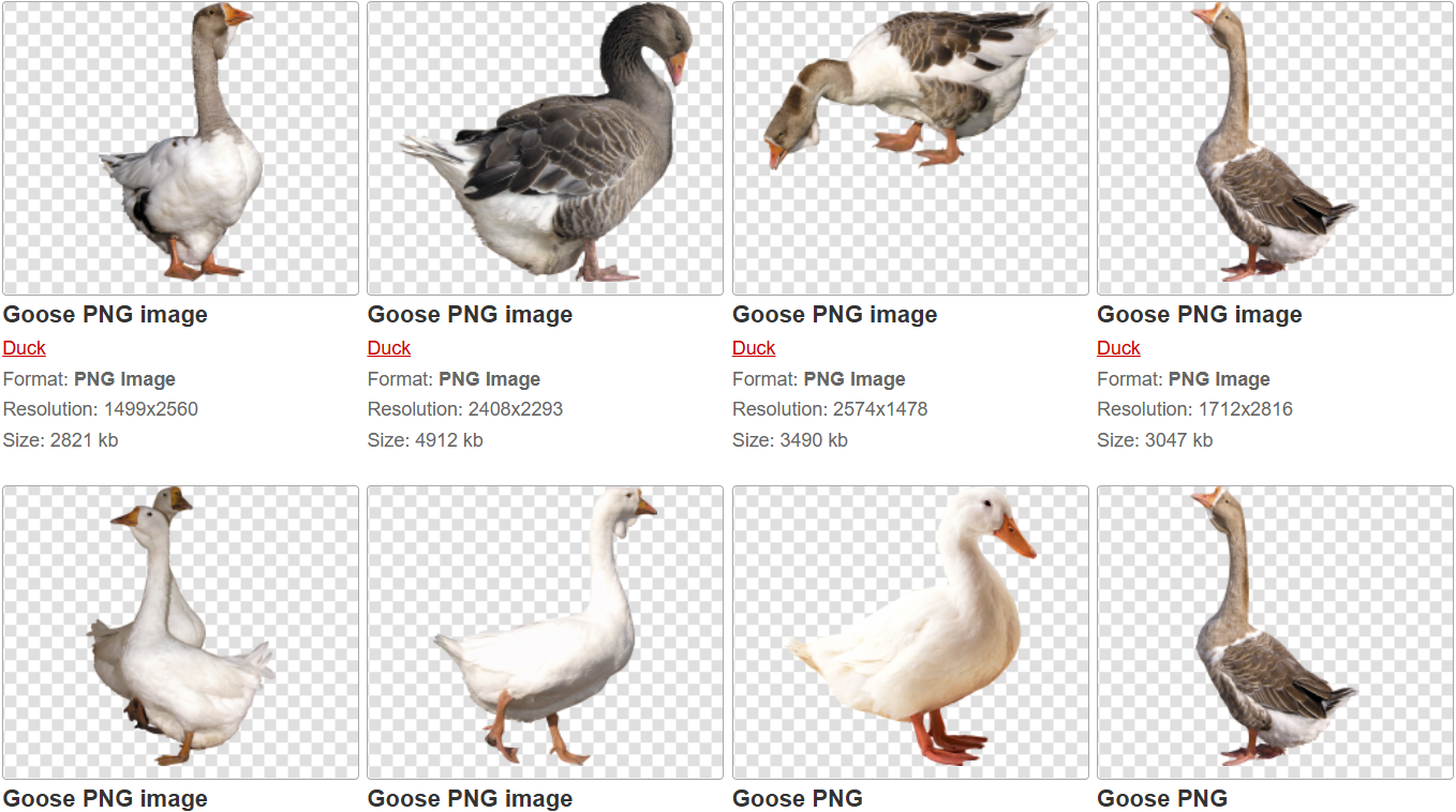 PNG images：一个免费免登录的抠像资源网站