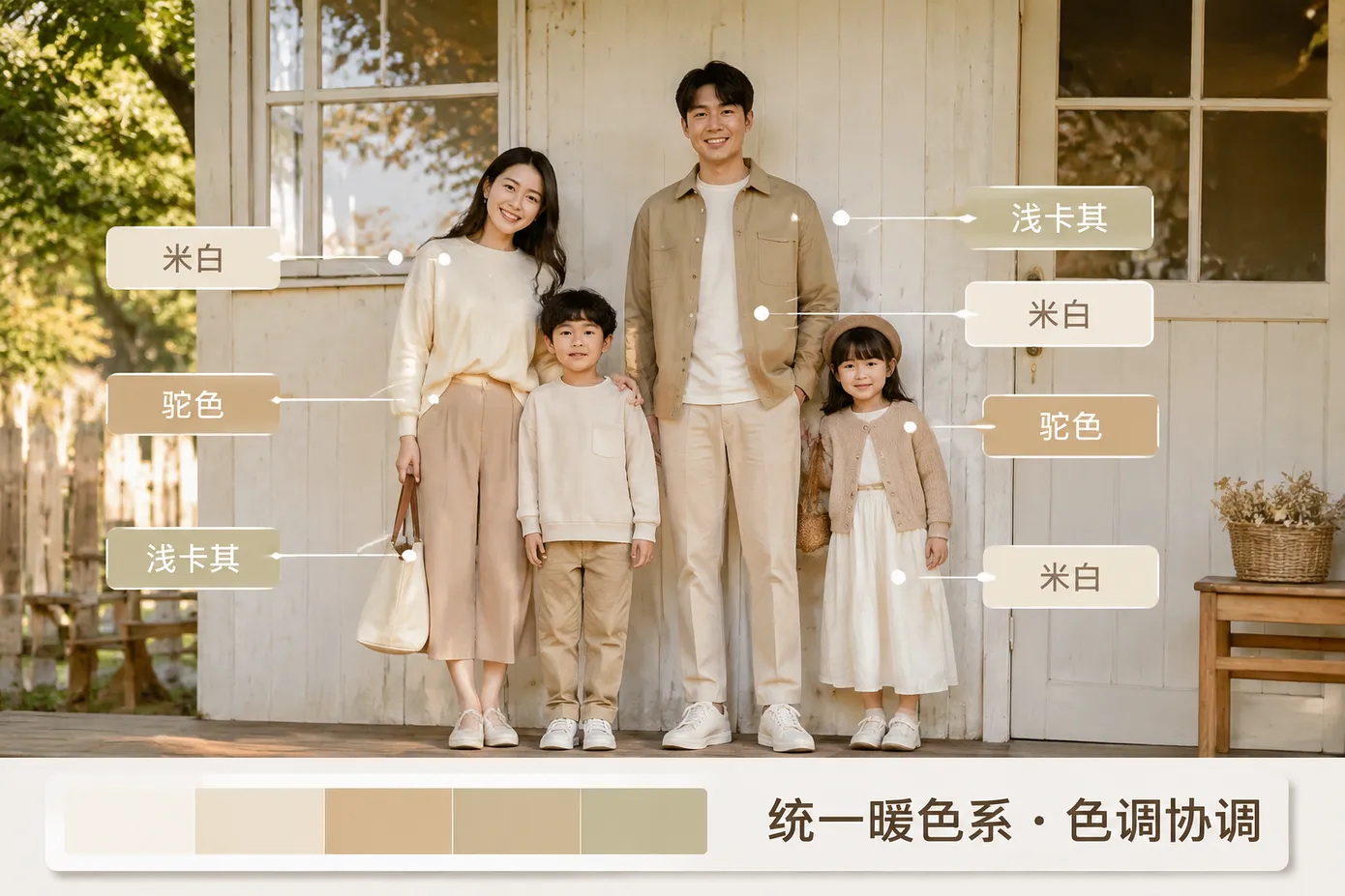 配色要统一，避免颜色过于杂乱无章