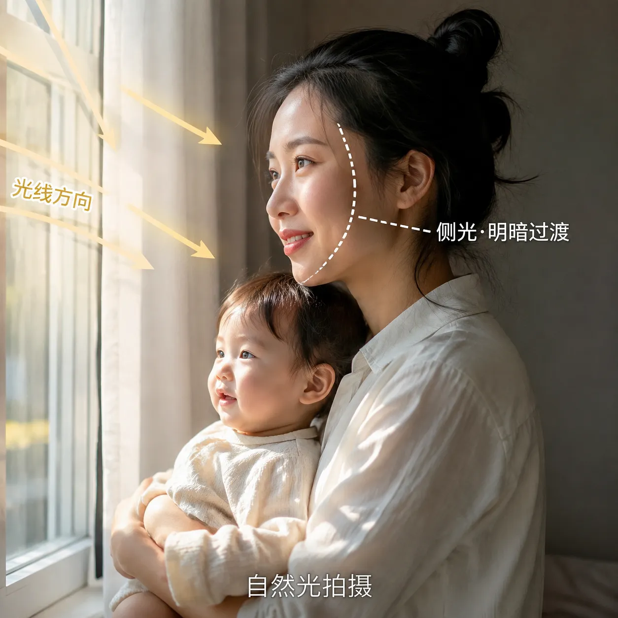 家里的窗户就是最佳的自然光拍摄地