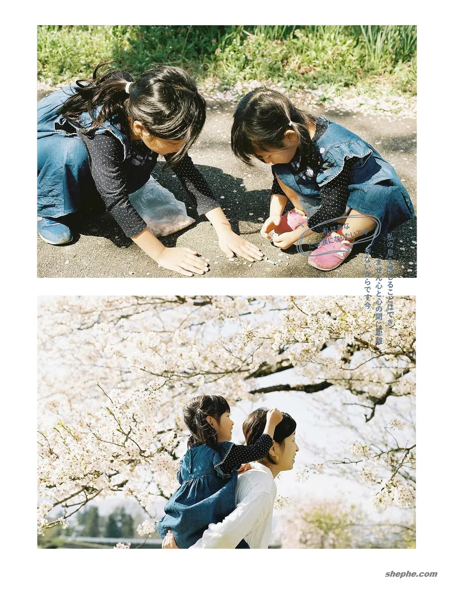 日系文艺清新写真画册排版 PSD 文件，含字体