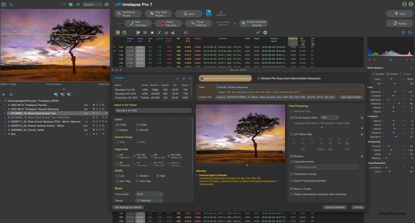 LRTimelapse Pro 7.4.0 延时摄影后期渲染软件下载