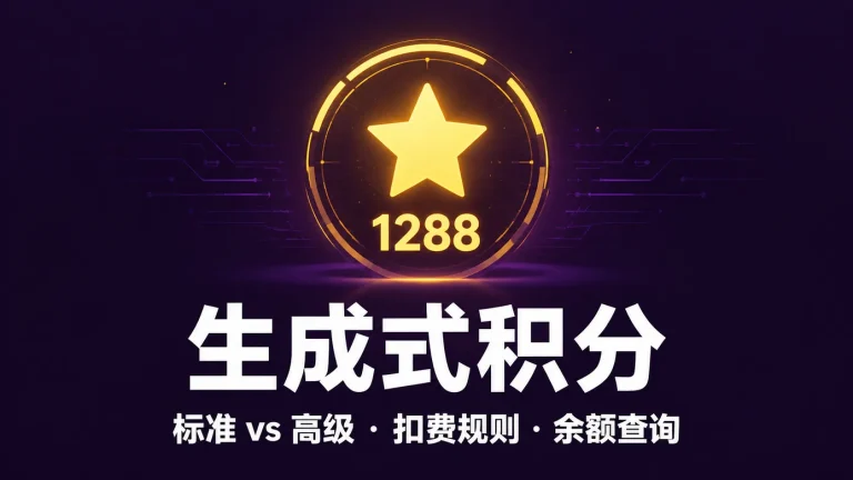 Adobe 账户的“生成式积分”是什么？怎么查余额