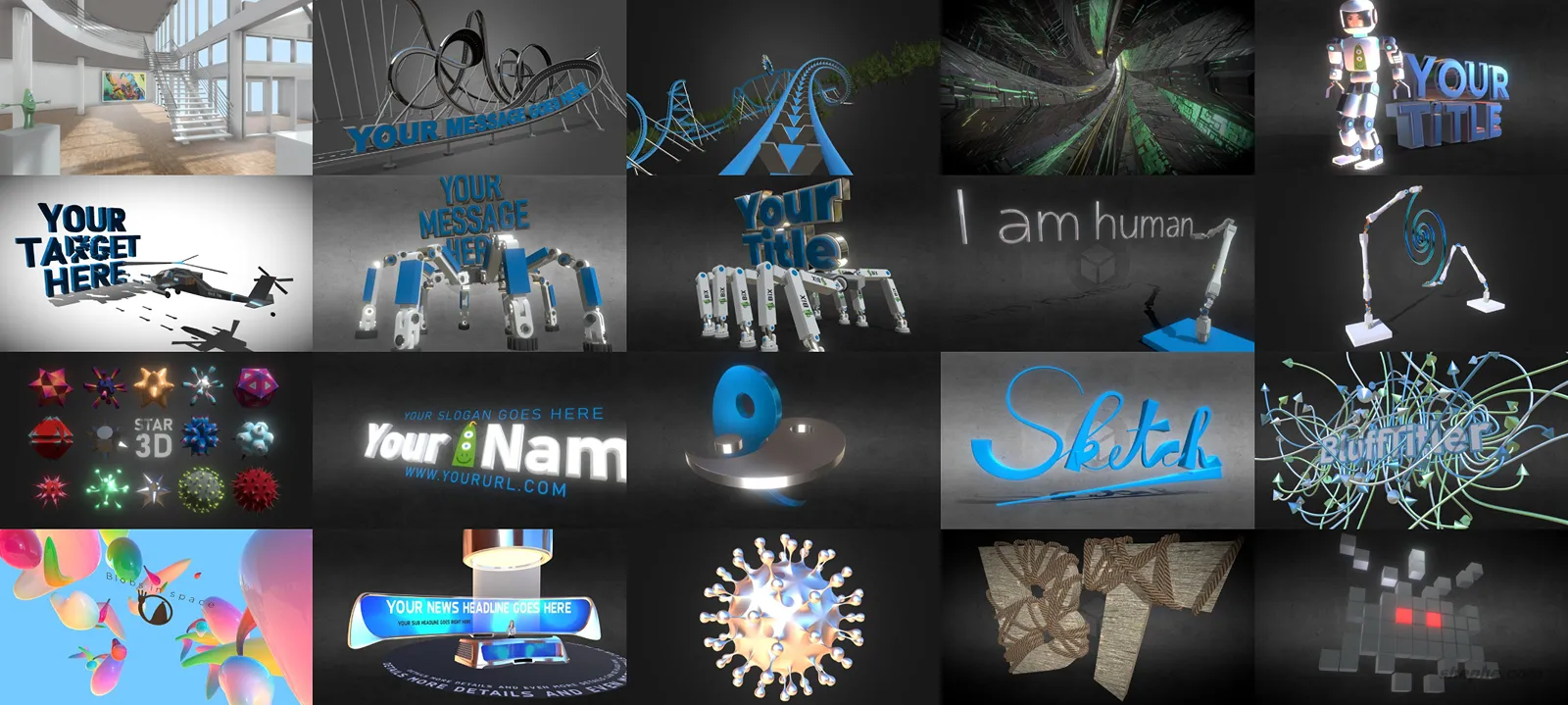 快速打造炫酷 3D 标题,BluffTitler 16.8.1.0 三维字幕软件便携版下载 & 简单体验