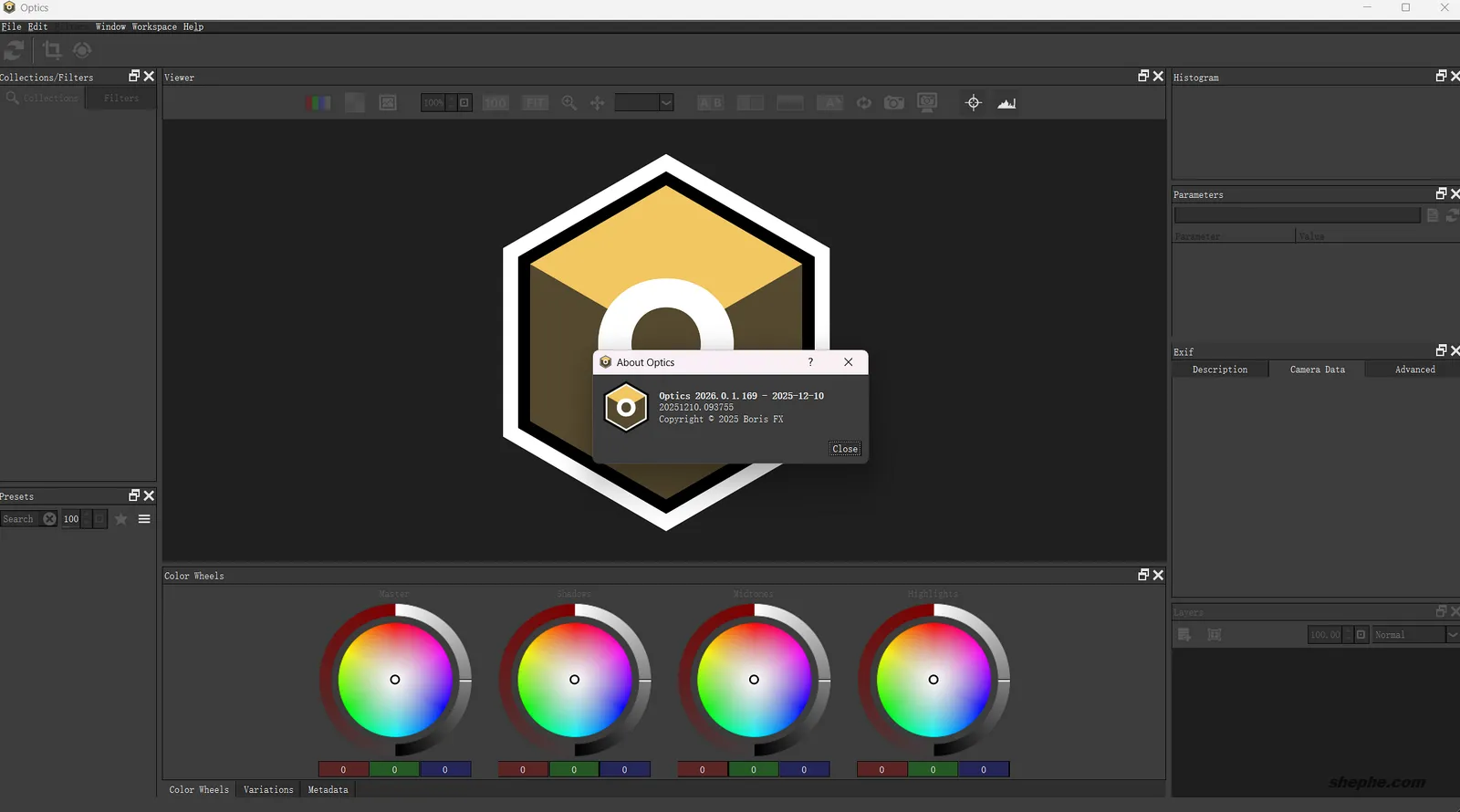 照片编辑和图像效果插件 Boris FX Optics v2026.0.1 for Photoshop VR 版