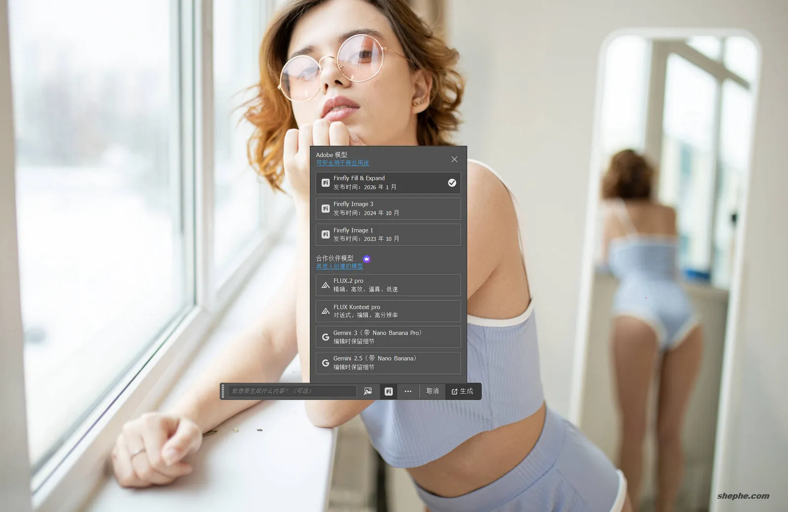 Photoshop 中集成的 AI 模型有哪些?分别适合做什么?