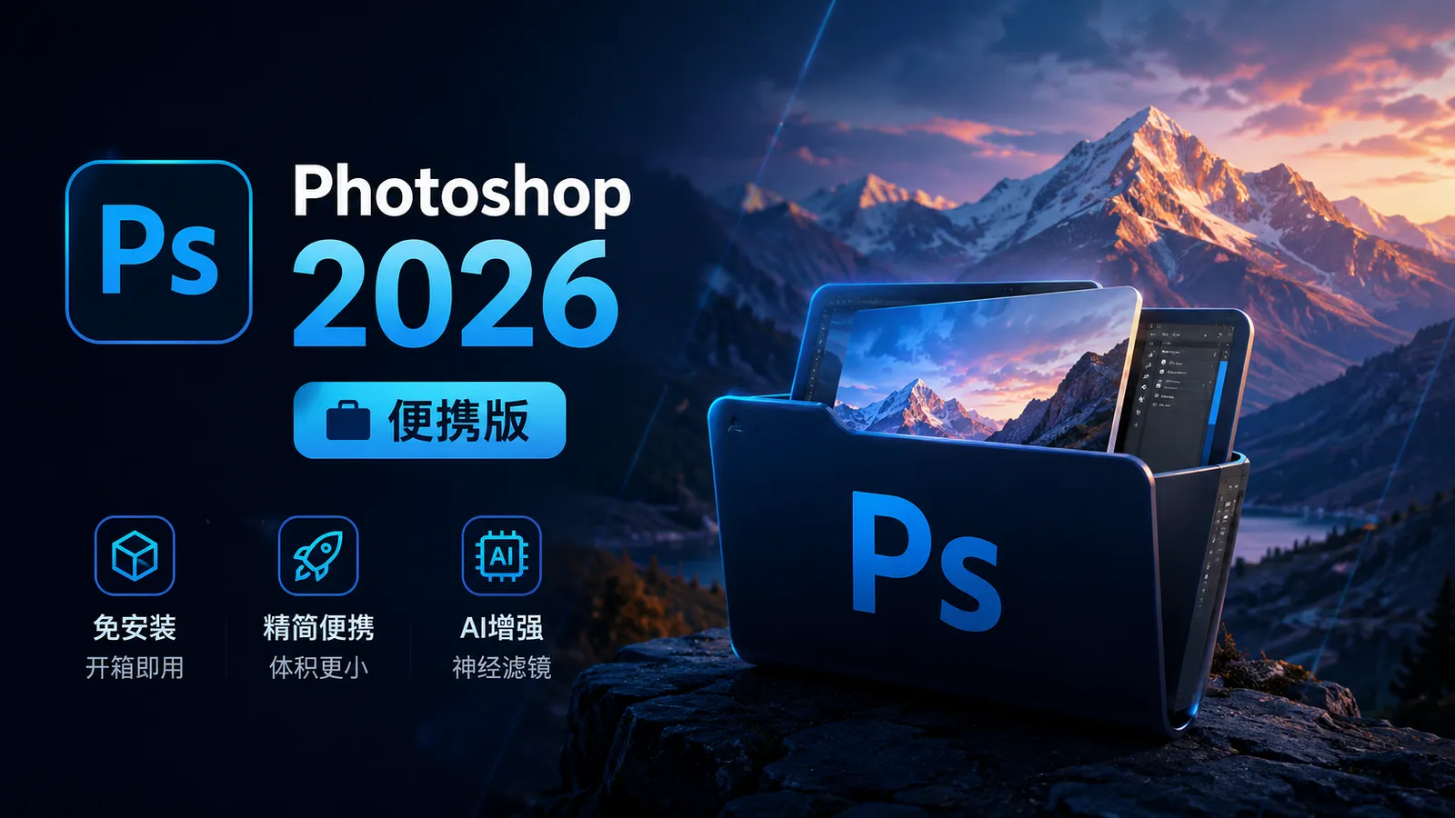 Photoshop 2026 27.6.0.11 便携免安装版体验 & 获取