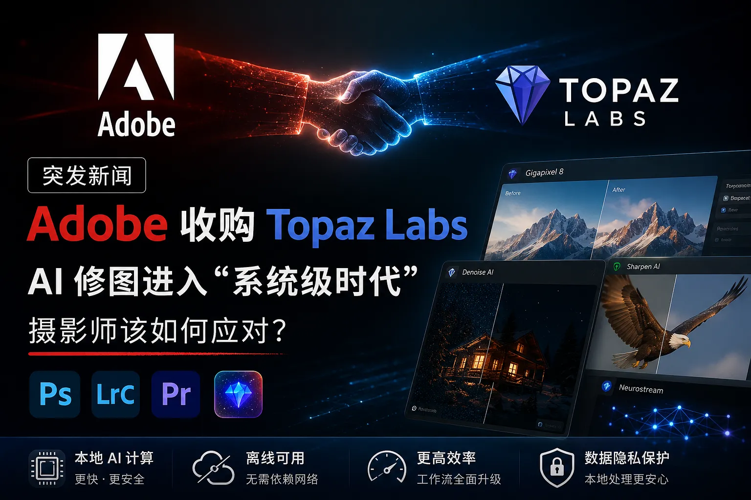 Adobe 将收购 Topaz Labs, 这对摄影师意味着什么