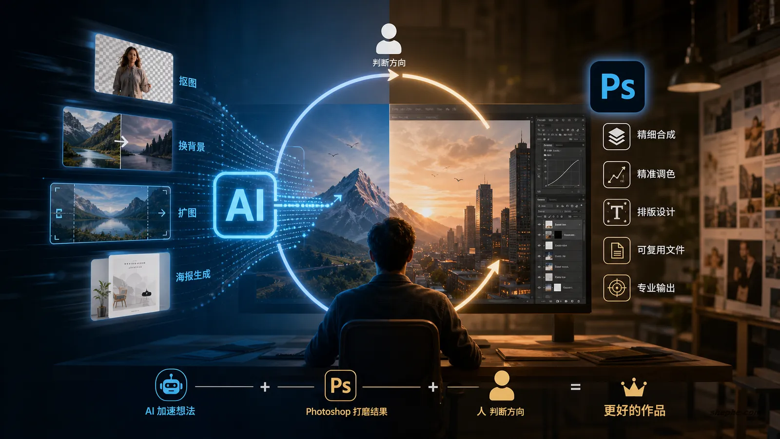AI 时代已经到来,Photoshop 还值得学吗?2026 年图像编辑行业趋势深度分析