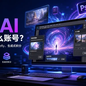 PS AI 需要什么账号？Creative Cloud、Firefly、生成式积分一次讲清