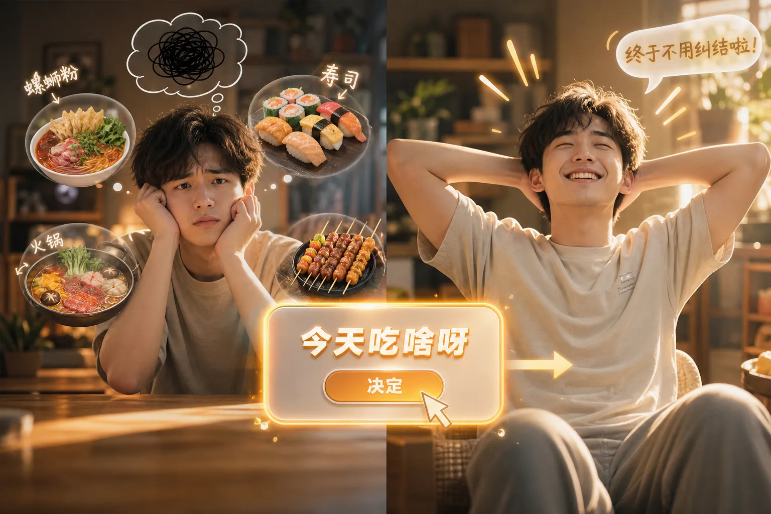 🍜 今天吃啥呀？午餐吃什么随机选择器