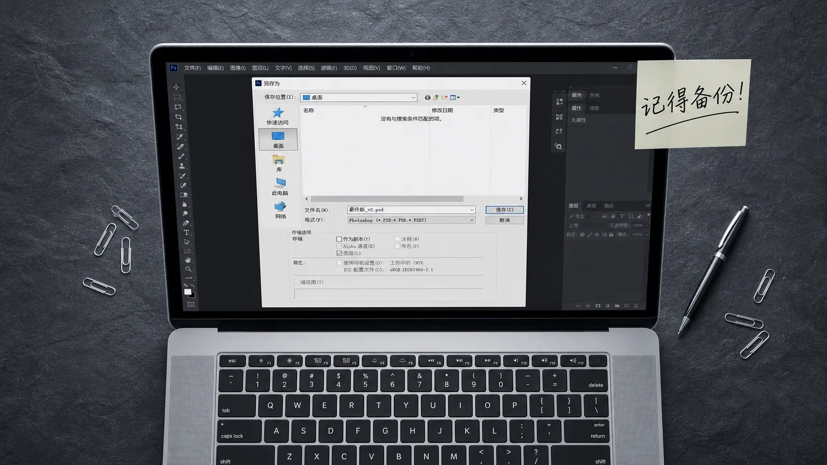 Photoshop 磁盘错误无法保存的完整修复指南:从急救到预防,一次讲透