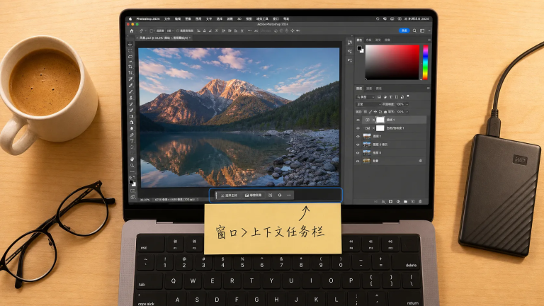 Photoshop 上下文任务栏完全指南：从基础操作到 AI 功能，2026 版全解析