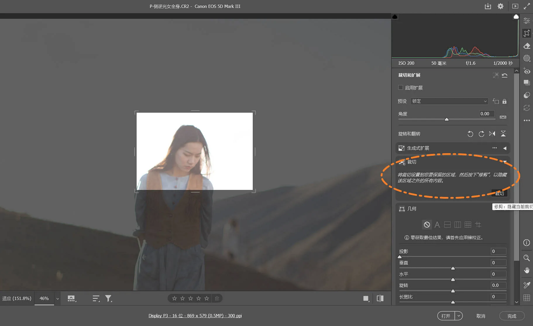 Camera Raw 18.6 发布:新增发光效果、Trim 透明裁剪与元数据信息面板