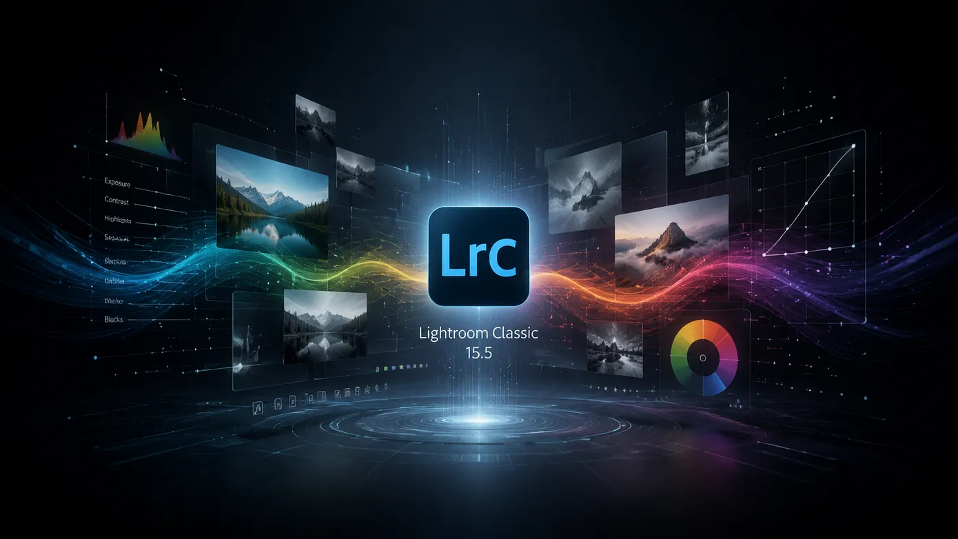 Lightroom Classic 15.5 更新：AI 蒙版羽化、裁剪遮罩透明度、渲染 DNG 来了