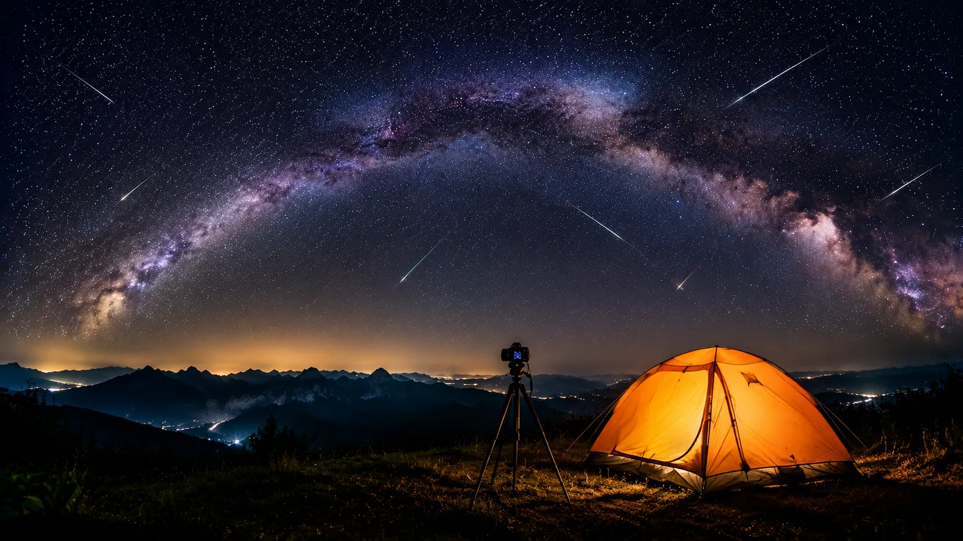 重庆英仙座流星雨 2026 观测指南:近郊当天往返,还是深山露营追星?