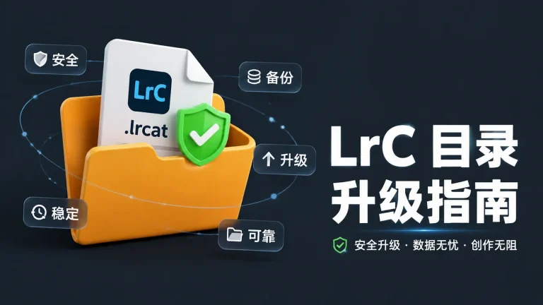 LrC 提示：为了获得此新版 Lightroom Classic 中的最新更改，您的目录需要升级