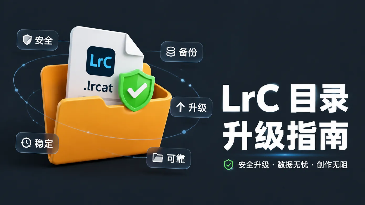 LrC 提示:为了获得此新版 Lightroom Classic 中的最新更改,您的目录需要升级