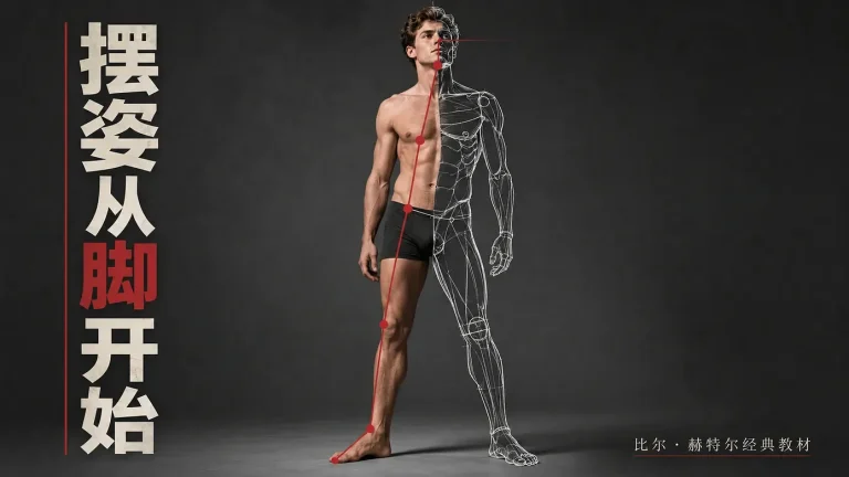 别再死记 POSE：《人像摄影摆姿指南》从脚、肩线到群像系统拆解