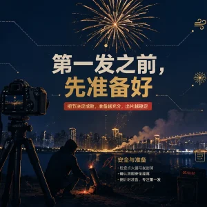 烟花怎么拍：地点、风向、构图和曝光一次讲清