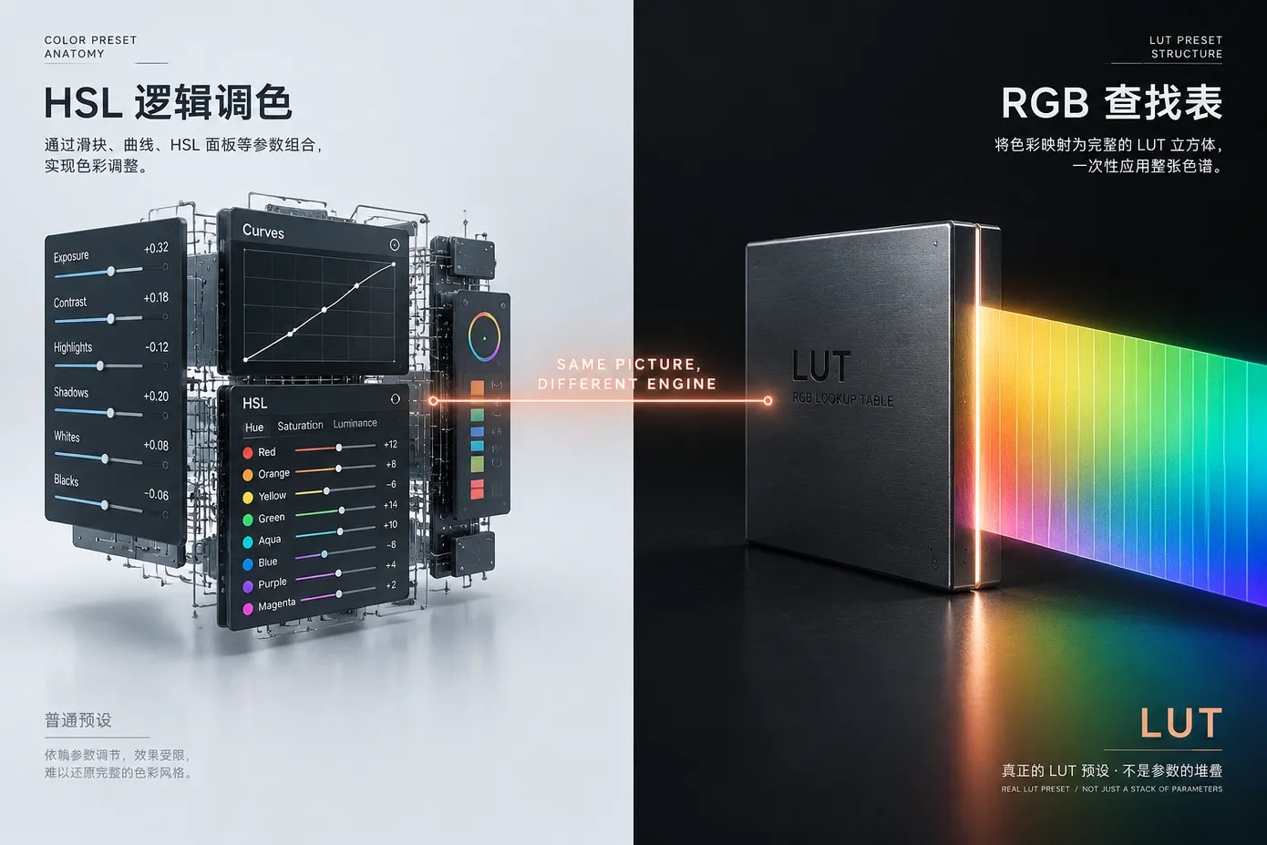 李圈圈 SP3000 胶片预设：13 款真 LUT 仿胶片，数码秒变店扫味