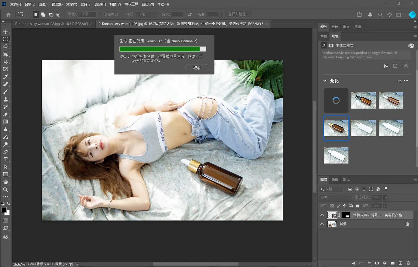 Photoshop 27.9 实测:移除工具一步到位,AI 工作流终于顺手了