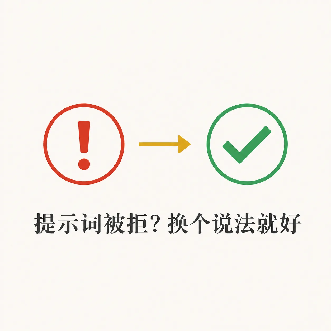 PS AI 提示“违反用户准则”怎么办？人物、品牌与敏感提示词避坑指南