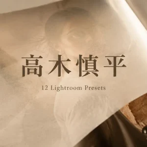 高木慎平（Shimpei Takagi）PS / LR 预设：12 款日系时尚杂志风