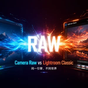 Camera Raw 和 Lightroom Classic 有什么区别？同一套引擎为何使用体验不同