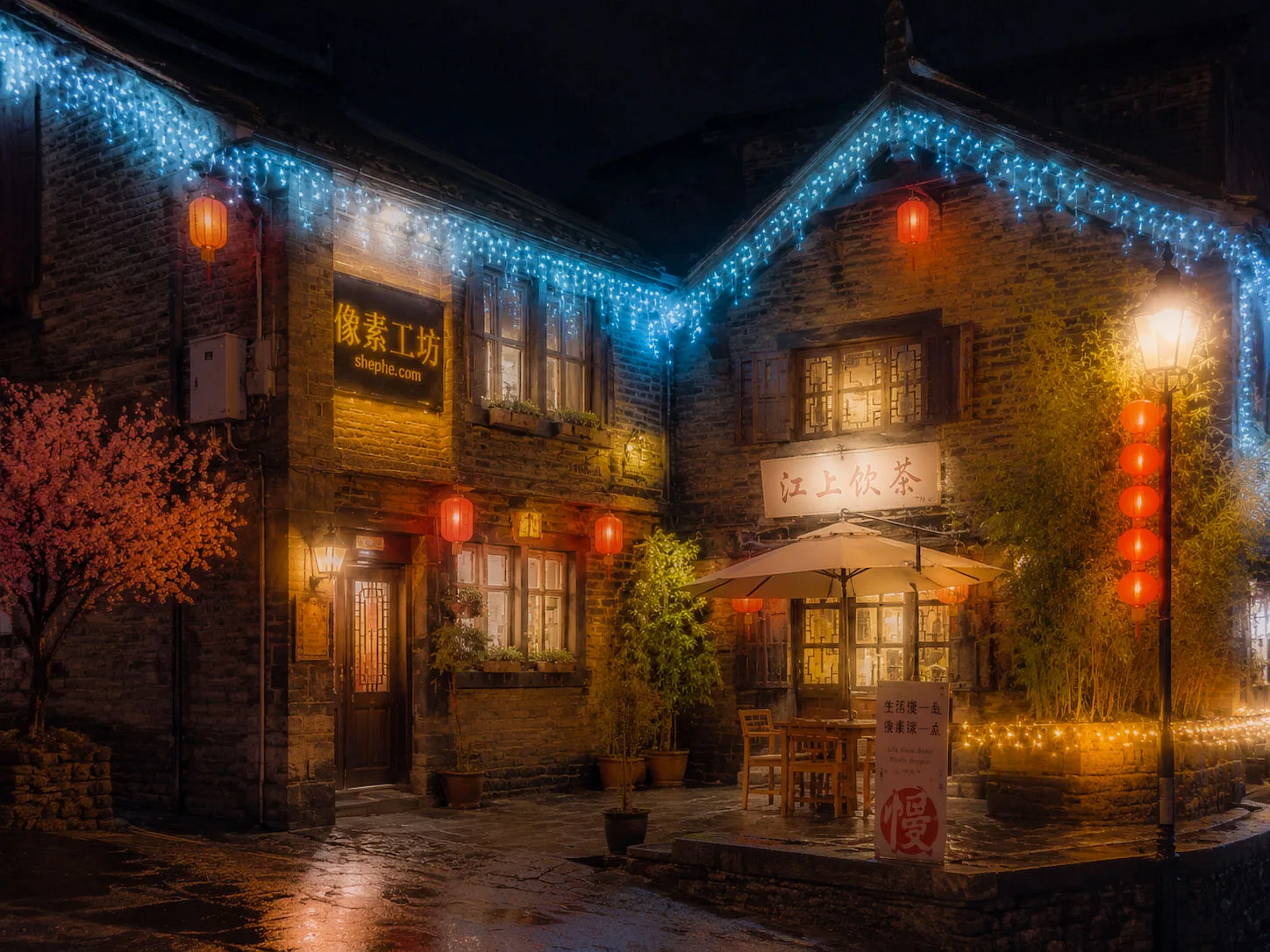 Camera Raw 18.6 发光效果:让夜景灯光有了氛围感