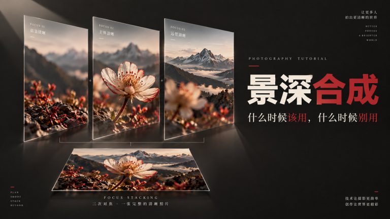 景深合成到底怎么用？从微距到风光，拍清前后景的实用方法