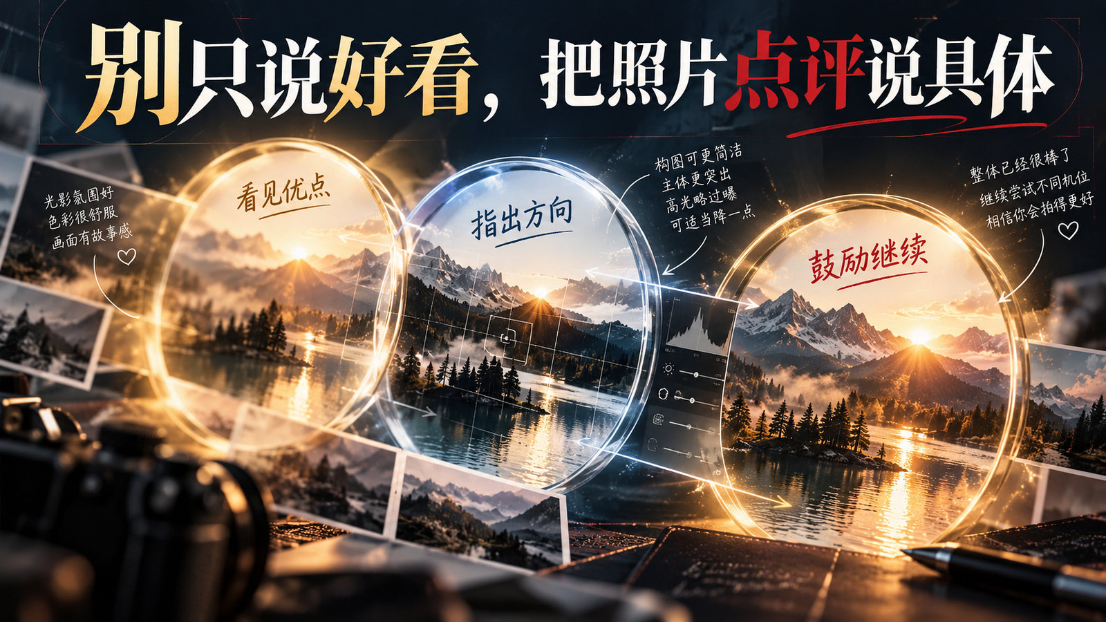 照片点评别只说好看:一套能指出问题、又不伤人的实用方法