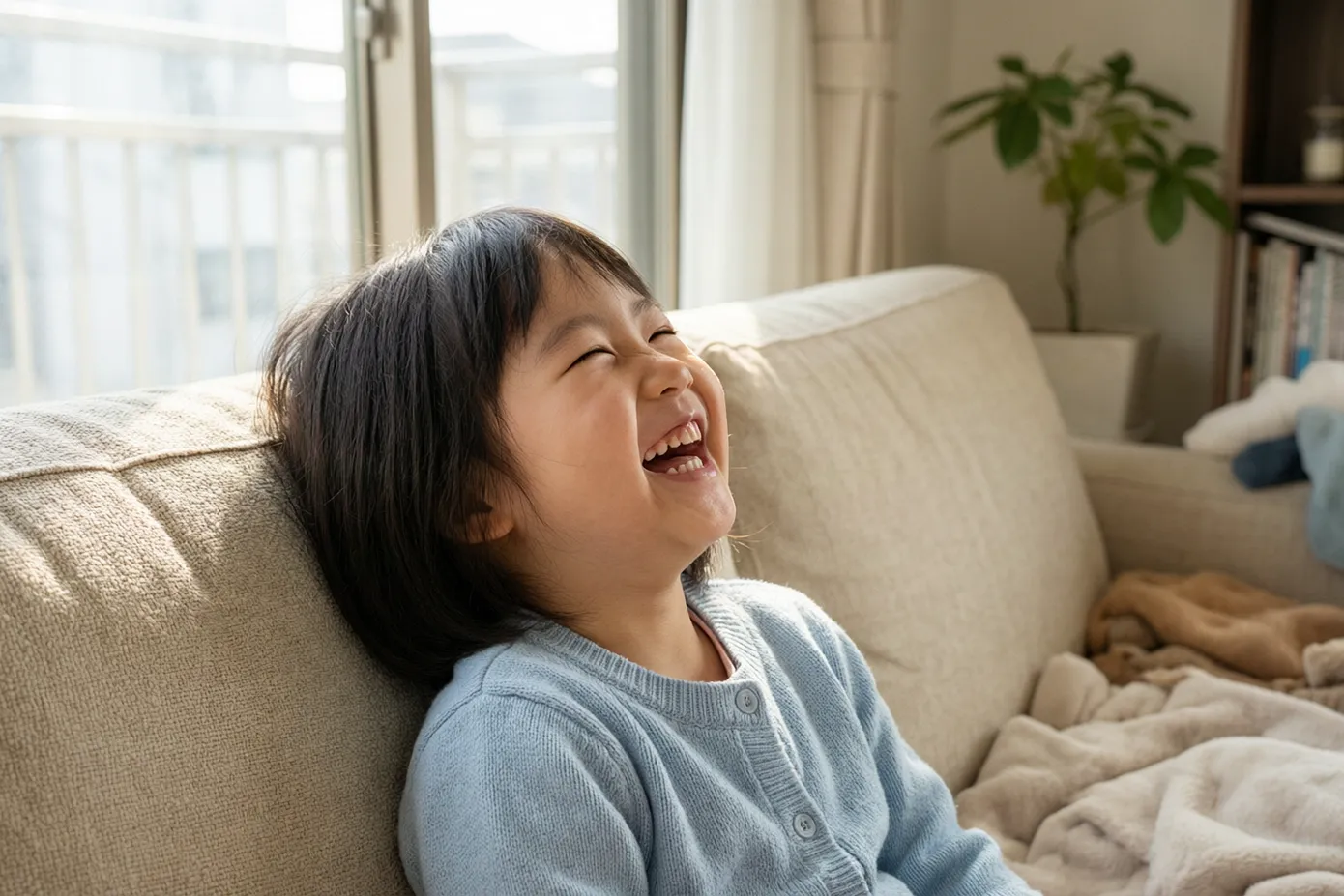 儿童拍照技巧的前后对比,孩子从假笑变成发自内心的真实笑容