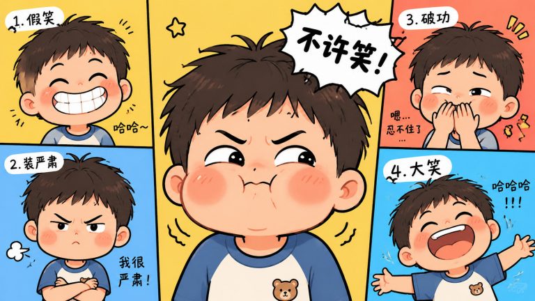 让孩子在照片里自然微笑，99% 成功率的「严肃脸」小把戏