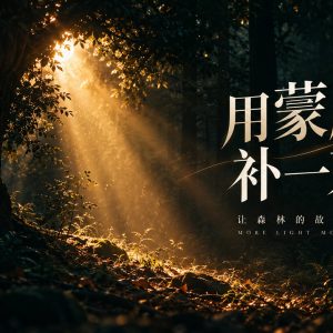 Lightroom 光束效果教程：用蒙版给普通森林照片补上氛围感