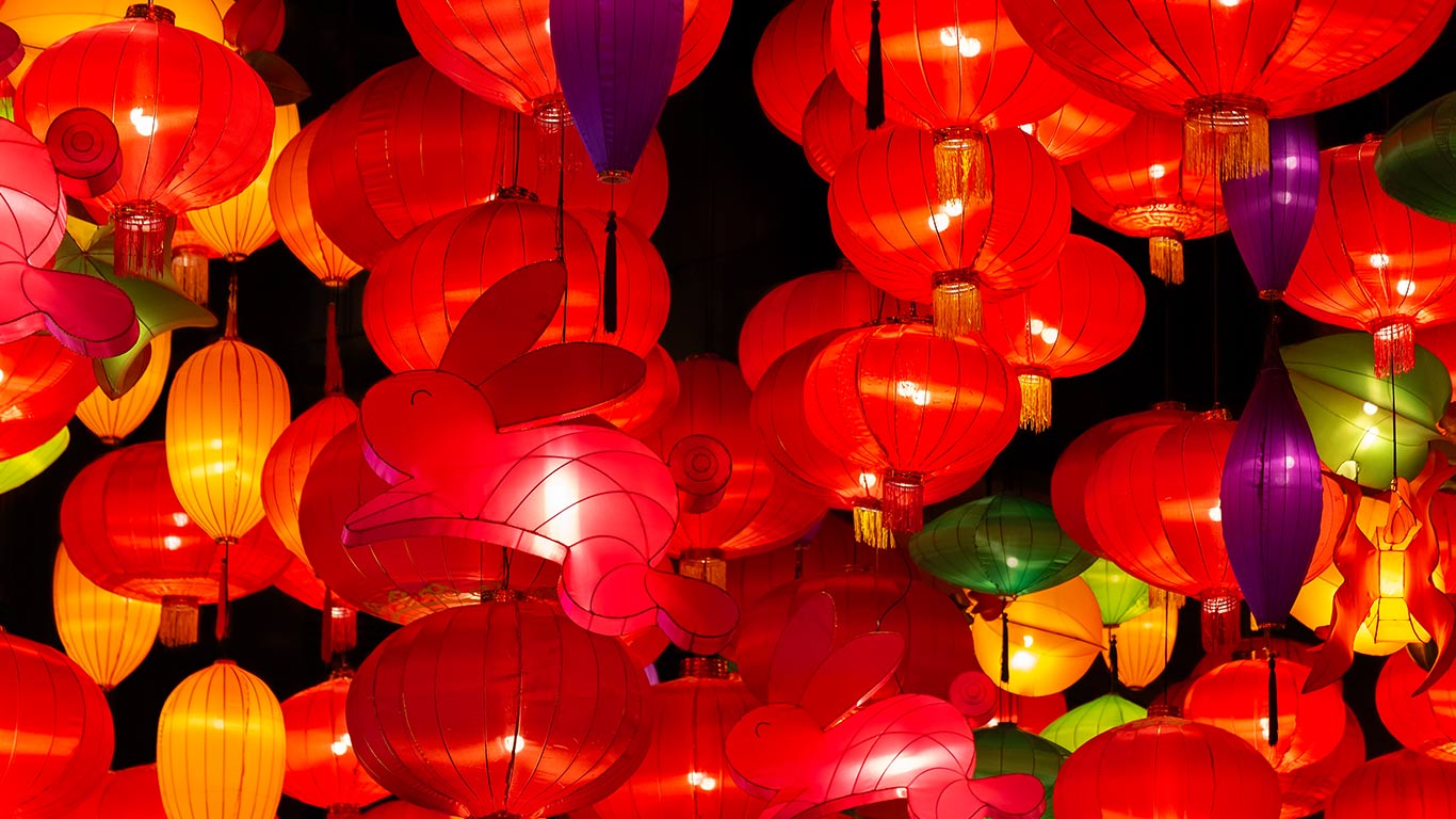 当月亮也来赴会 | 庆祝中秋节的中国灯笼 (© LeeYiuTung/Getty Images) - 2026/09/25