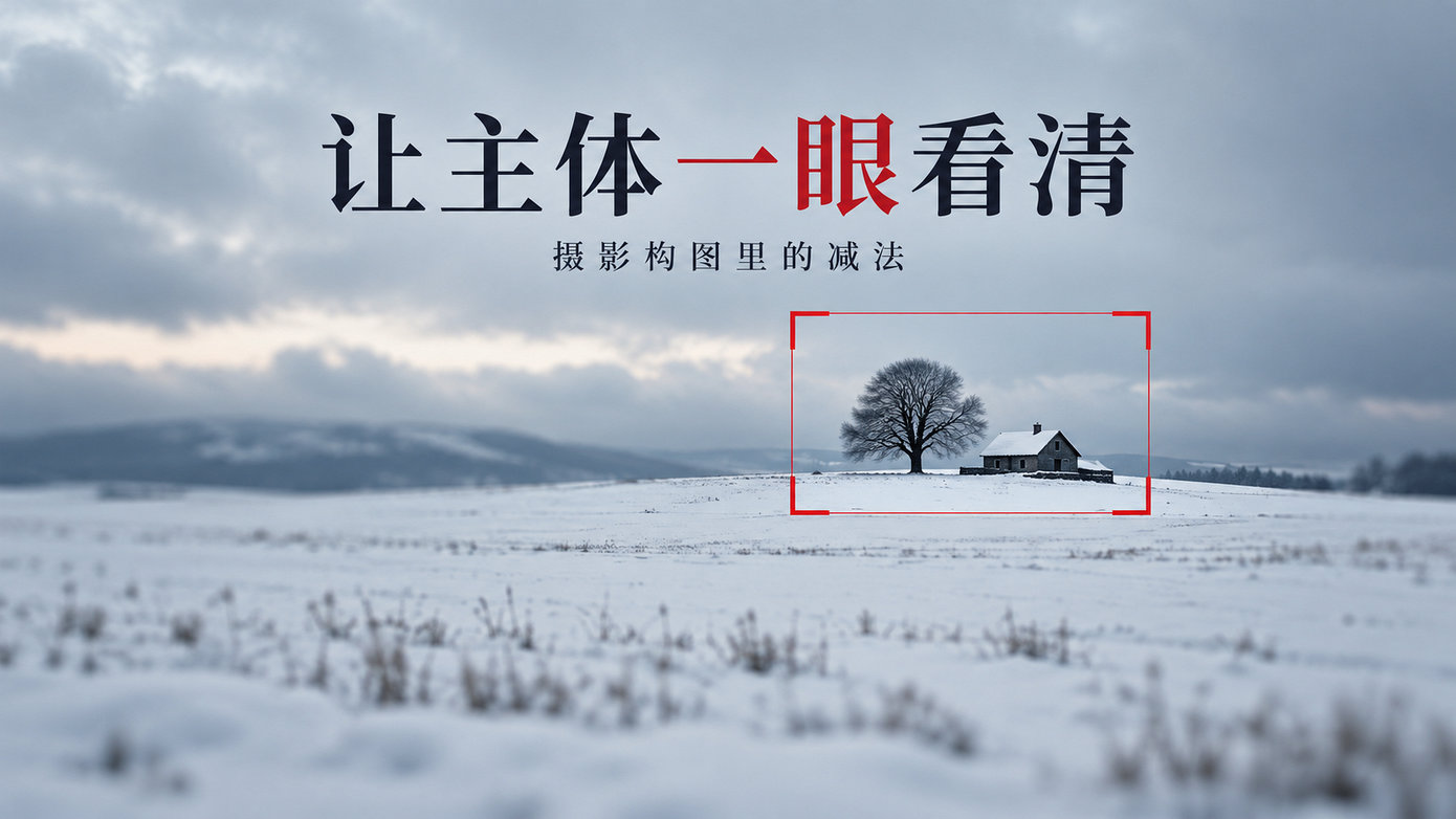 照片总拍得乱？用焦段、机位和光线做减法，让主体一眼看清