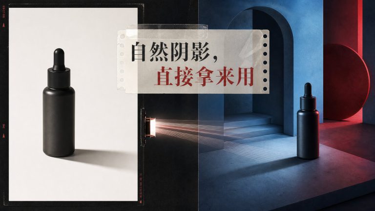 把原图里的阴影偷过来，PS 合成自然阴影技巧