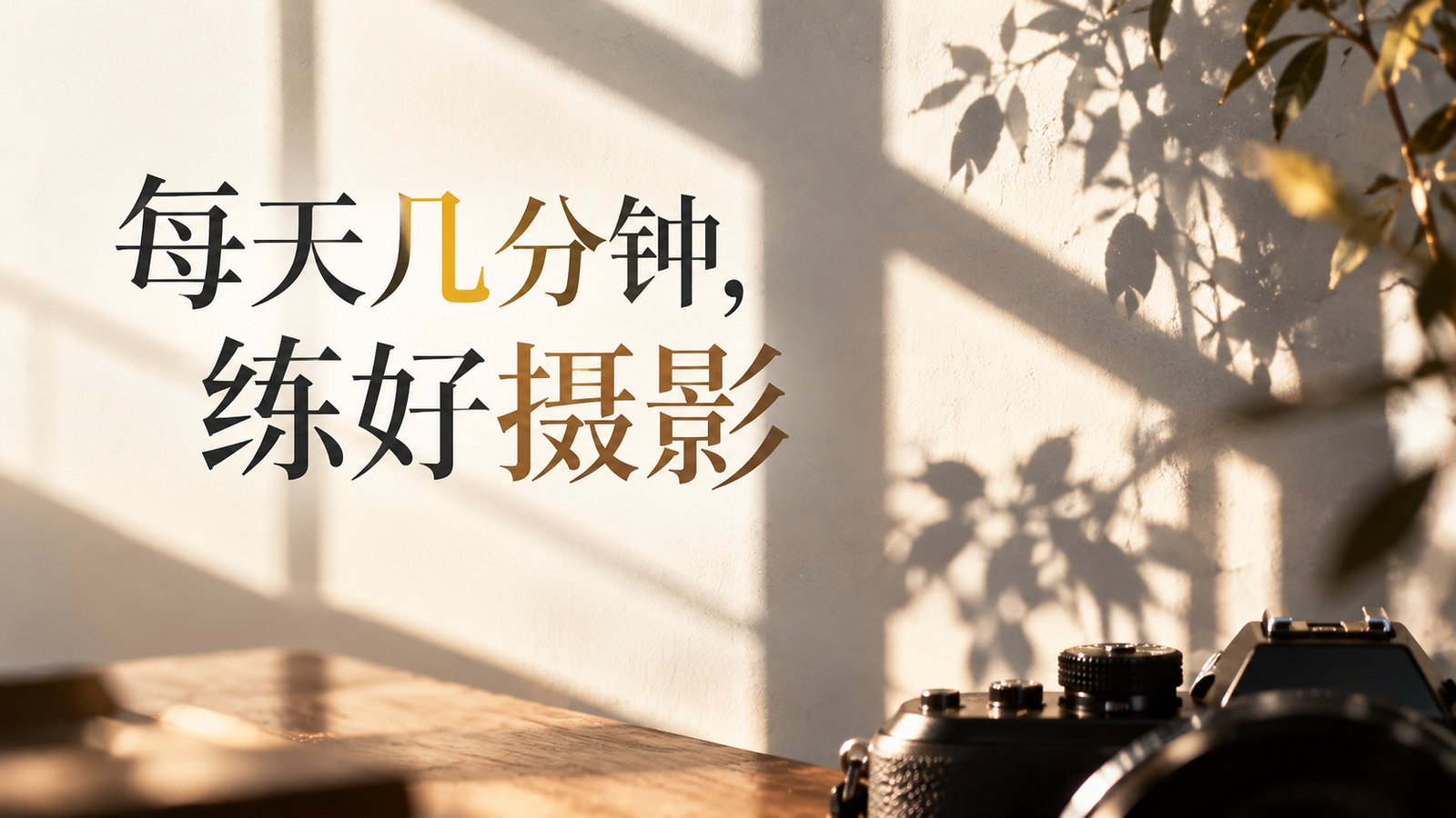 忙也能练摄影:每天几分钟 让观察、拍摄和复盘成为日常