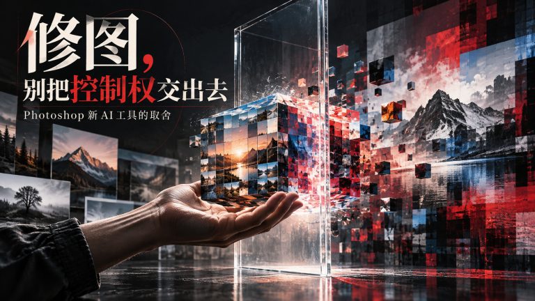 Photoshop 新 AI 工具不一定更好用：画质、图层与生成积分怎么取舍