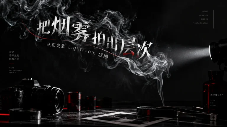 烟雾拍摄一团灰？拍出层次感的布光和后期方法