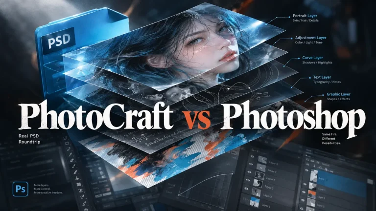 PS 最佳替代？免费开源的 PhotoCraft 下载 & 上手