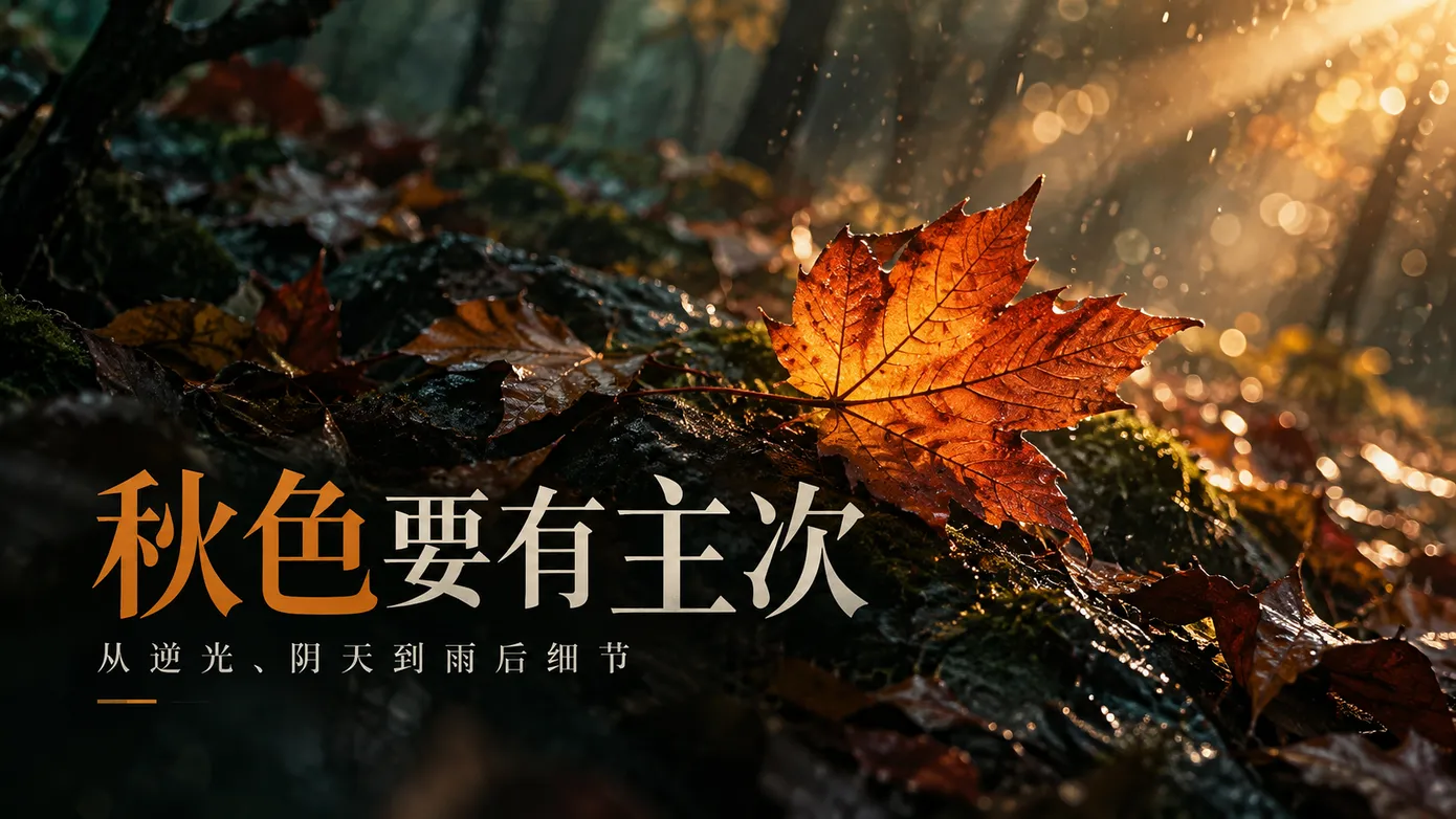 秋天摄影别只追满山红叶：用光线、对比和小场景拍出自己的秋色