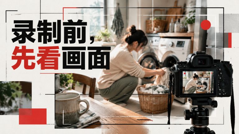 视频拍摄入门：录制前，先检查画面里的 4 件事