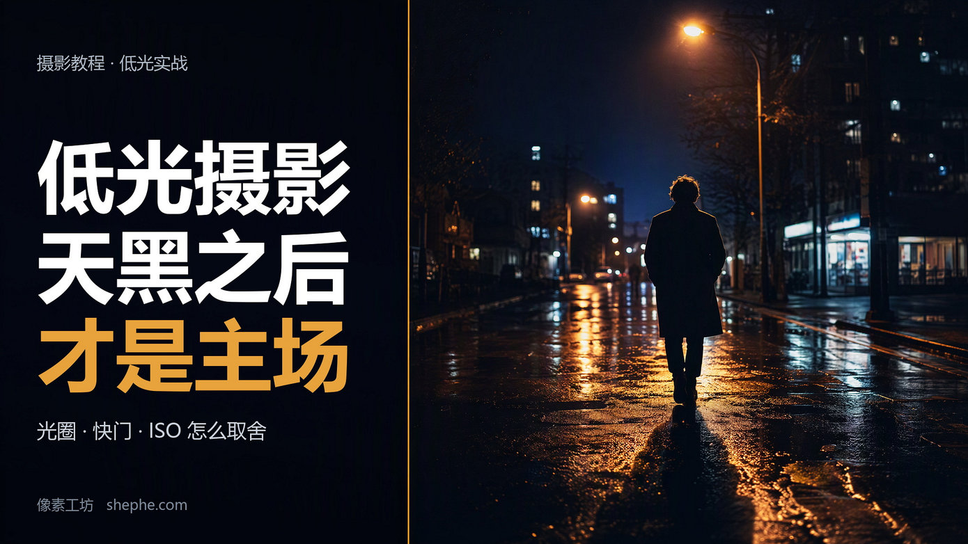 暗光摄影完全指南:光圈、快门、ISO 怎么取舍?天黑后去哪儿找光?